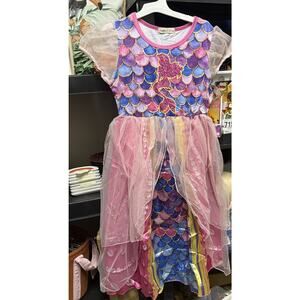 Girls Mermaid Dress / Costume Sz 7/8 130 NWT